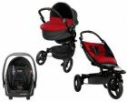 Коляска 3 в 1 Recaro BabyZen red/silver