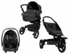 Коляска 3 в 1 Recaro BabyZen black/blue