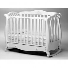 Кроватка-качалка Andrea VIP LUX (cо стразами) Baby Italia